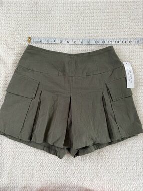 Kirious Olive Green Skirt with shorts